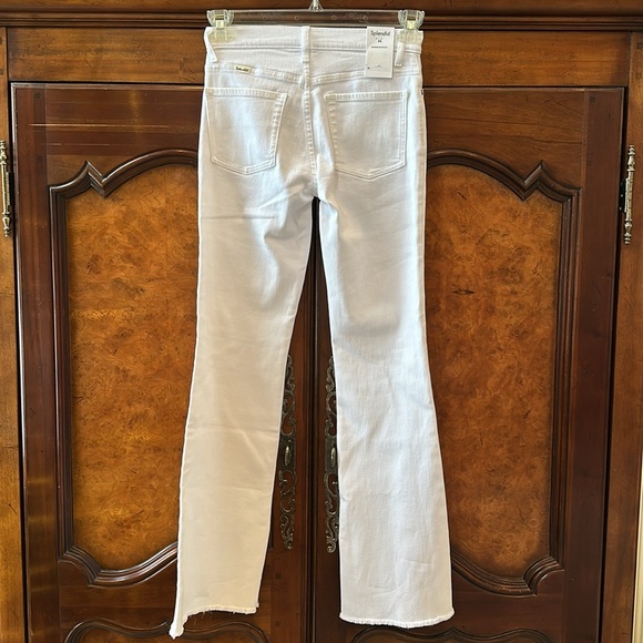 Splendid Mid-Rise Bootcut White Jeans - Picture 4 of 17